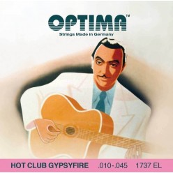 Optima 7166464 Gitara akustyczna struny Hot Club Gypsyfire Posrebrzane